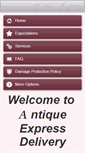 Mobile Screenshot of antique-express-delivery.com